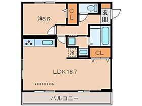 和歌山県和歌山市栄谷（賃貸アパート1LDK・3階・53.82㎡） その2