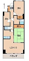 ブリリアント本町  ｜ 和歌山県和歌山市北町（賃貸マンション3LDK・4階・70.18㎡） その2