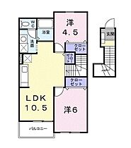 和歌山県紀の川市尾崎（賃貸アパート2LDK・2階・51.67㎡） その2