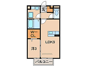 和歌山県和歌山市野崎（賃貸アパート1LDK・2階・33.39㎡） その2