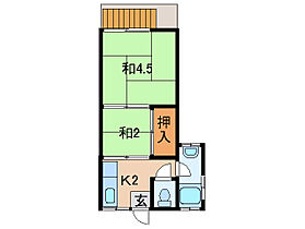 藤田住宅  ｜ 和歌山県和歌山市塩屋4丁目（賃貸アパート2K・1階・19.42㎡） その1