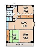 シティーハイツ東方  ｜ 和歌山県和歌山市内原（賃貸マンション3LDK・2階・84.80㎡） その2