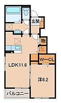 プロスペリタI  ｜ 和歌山県有田市古江見39-1（賃貸アパート1LDK・1階・44.84㎡） その2