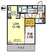 D-room宇須 輝  ｜ 和歌山県和歌山市宇須2丁目（賃貸アパート1LDK・1階・40.31㎡） その2