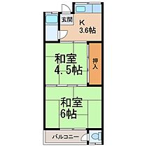 乙井マンション  ｜ 和歌山県和歌山市手平5丁目（賃貸アパート2K・2階・30.92㎡） その2