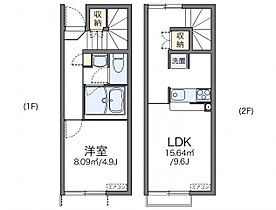 レオネクスト格II 110 ｜ 和歌山県和歌山市直川1665-1（賃貸アパート1LDK・1階・40.26㎡） その2