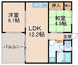 Ｋアパルトマン  ｜ 和歌山県和歌山市市小路（賃貸マンション2LDK・1階・49.68㎡） その2