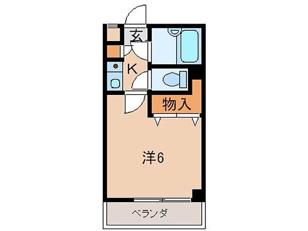 マスターズ・エル延時16 ｜和歌山県和歌山市延時(賃貸マンション1K・2階・18.81㎡)の写真 その2