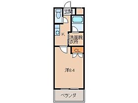 ル・マンＡ2番館  ｜ 和歌山県和歌山市中（賃貸マンション1K・2階・27.66㎡） その2