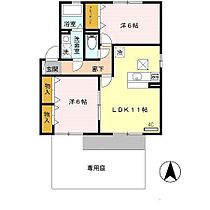 シャルム西ノ庄　IV  ｜ 和歌山県和歌山市西庄（賃貸アパート2LDK・1階・55.44㎡） その2