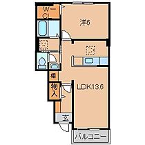 フォレスタ橋本II  ｜ 和歌山県橋本市高野口町伏原（賃貸アパート1LDK・1階・46.06㎡） その2