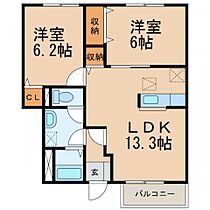 ＦＬＯＷＥＲ ＳＴＡＧＥ2  ｜ 和歌山県和歌山市津秦（賃貸アパート2LDK・1階・58.58㎡） その2