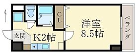 GM IWADE  ｜ 和歌山県岩出市波分（賃貸マンション1K・2階・27.25㎡） その2