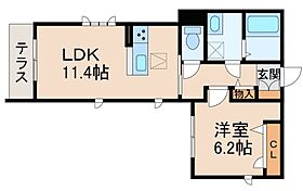 和歌山県和歌山市西布経丁2丁目（賃貸マンション1LDK・1階・43.74㎡） その2