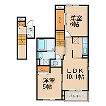 ヴェルソー有本I  ｜ 和歌山県和歌山市有本（賃貸アパート2LDK・2階・52.98㎡） その2