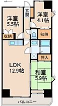 和歌山県和歌山市十番丁（賃貸マンション3LDK・8階・67.91㎡） その2