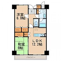 EAST VILLAGE 2001  ｜ 和歌山県岩出市金池（賃貸マンション2LDK・4階・62.38㎡） その2