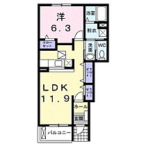 ノルテ フロレスタII  ｜ 和歌山県紀の川市中三谷（賃貸アパート1LDK・1階・46.49㎡） その2