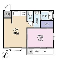 間取図画像 1LDK