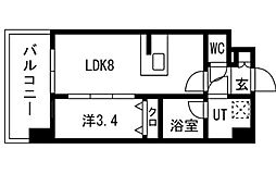 間取図画像 1LDK