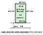区画図：【区画図】◆ご家族の夢を自由に叶える「建築条件なし」◆スーパー・コンビニなど徒歩圏内で生活便利な好立地です♪◆駐車が苦手な方にも嬉しい前面6ｍ道路に面した住まい