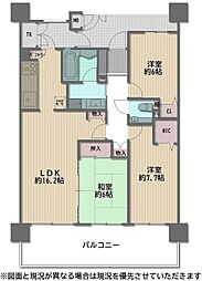ローレルコート上野芝 3LDKの間取図画像