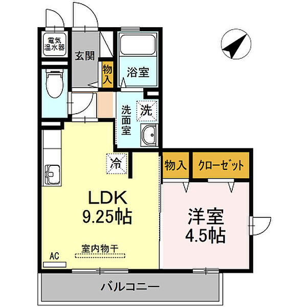 ルシードM 303｜鳥取県米子市旗ヶ崎3丁目(賃貸アパート1LDK・3階・36.21㎡)の写真 その2