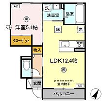 シェソワ（Chez soi） 101 ｜ 鳥取県米子市上後藤1丁目122番3（賃貸アパート1LDK・1階・42.27㎡） その2