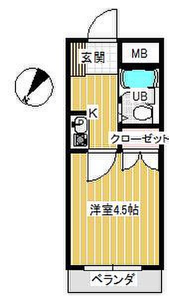 カンフォート米子 407｜鳥取県米子市冨士見町2丁目(賃貸マンション1K・4階・14.34㎡)の写真 その2