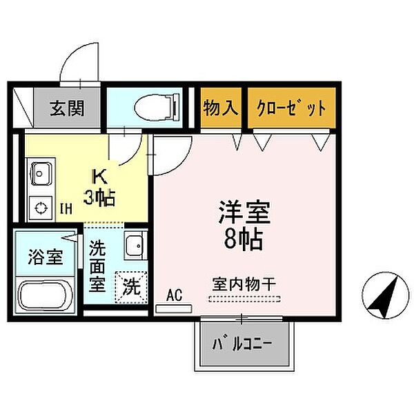 たんぽぽ 101｜鳥取県米子市西福原4丁目(賃貸アパート1K・1階・29.50㎡)の写真 その2