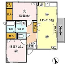 あきらアパート 101 ｜ 鳥取県米子市両三柳4502（賃貸アパート2LDK・1階・59.49㎡） その2