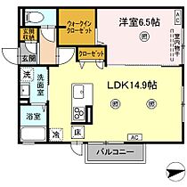 セレスティアル道笑町 105 ｜ 鳥取県米子市道笑町3丁目175-1（賃貸アパート1LDK・1階・49.85㎡） その2