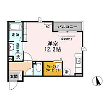 セジュールオッツT’ 103 ｜ 鳥取県米子市旗ヶ崎6丁目2-22（賃貸アパート1R・1階・32.69㎡） その2