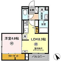 ロイヤルステージ塩町 203 ｜ 鳥取県米子市塩町142（賃貸アパート1LDK・2階・34.58㎡） その2