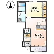 アルシオン 102 ｜ 鳥取県米子市淀江町佐陀（賃貸アパート1LDK・1階・49.29㎡） その2