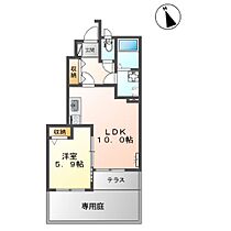 フィオーレ　皆生温泉 101 ｜ 鳥取県米子市皆生温泉1丁目（賃貸アパート1LDK・1階・40.93㎡） その2