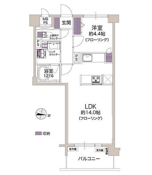 間取りを拡大表示