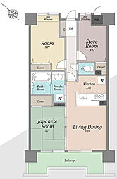 間取図画像 2SLDK