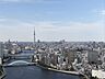 その他：隅田川の水面とスカイツリーをのぞむ開放感のある部屋位置。