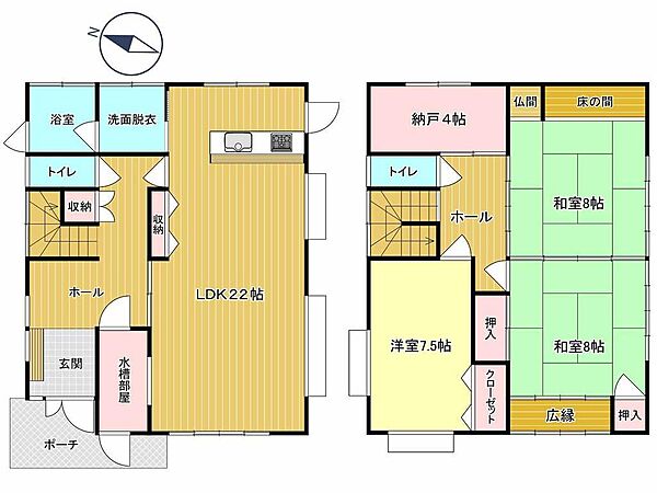 間取りを拡大表示