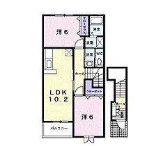 香川県高松市国分寺町新居（賃貸アパート2LDK・2階・57.02㎡） その2