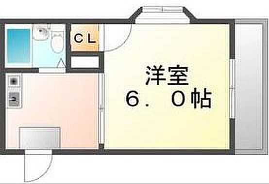 香川県高松市西宝町１丁目(賃貸マンション1K・5階・19.44㎡)の写真 その4