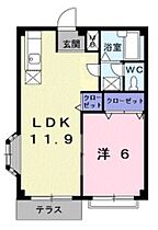 香川県丸亀市土器町東７丁目（賃貸アパート1LDK・1階・39.70㎡） その2