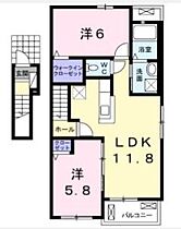 香川県東かがわ市中筋（賃貸アパート2LDK・2階・56.72㎡） その2