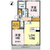 香川県高松市香西南町（賃貸アパート2LDK・3階・58.07㎡） その2