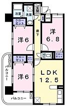 香川県高松市木太町（賃貸マンション3LDK・6階・68.72㎡） その2