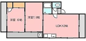 香川県高松市福岡町２丁目（賃貸マンション2LDK・3階・46.20㎡） その2