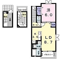 香川県高松市木太町（賃貸アパート1LDK・3階・53.36㎡） その2