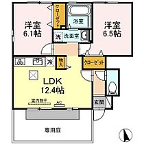 香川県高松市太田下町（賃貸アパート2LDK・1階・55.73㎡） その2