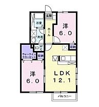 香川県坂出市川津町（賃貸アパート2LDK・1階・56.80㎡） その2